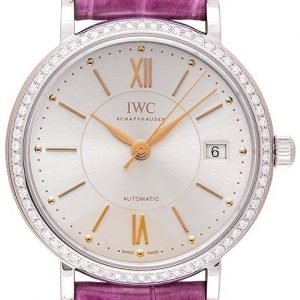 Iwc Portofino Iw458112 Kello Hopea / Nahka