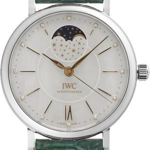 Iwc Portofino Iw459007 Kello Valkoinen / Nahka