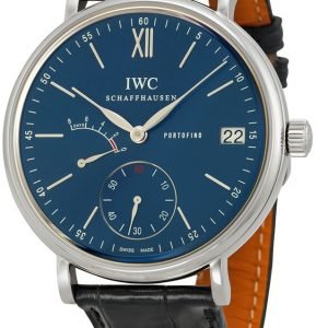 Iwc Portofino Iw510106 Kello Sininen / Nahka