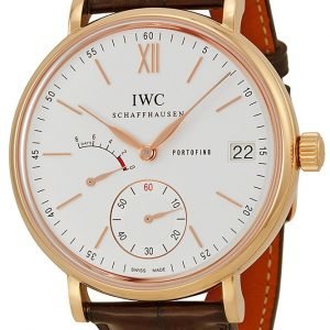 Iwc Portofino Iw510107 Kello Hopea / Nahka