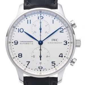 Iwc Portuguese Iw371446 Kello Hopea / Nahka