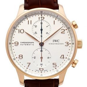 Iwc Portuguese Iw371480 Kello Hopea / Nahka