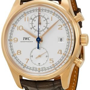 Iwc Portuguese Iw390402 Kello Hopea / Nahka