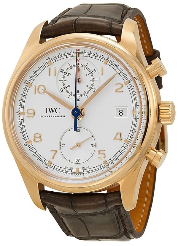 Iwc Portuguese Iw390402 Kello Hopea / Nahka