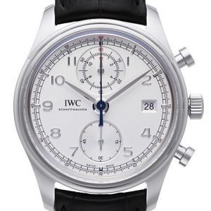 Iwc Portuguese Iw390403 Kello Hopea / Nahka