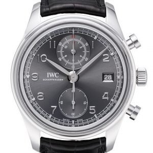 Iwc Portuguese Iw390404 Kello Harmaa / Nahka