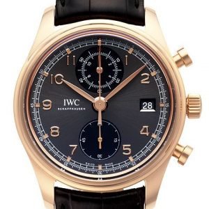 Iwc Portuguese Iw390405 Kello Harmaa / Nahka