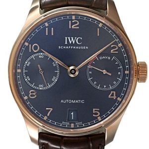 Iwc Portuguese Iw500702 Kello Harmaa / Nahka