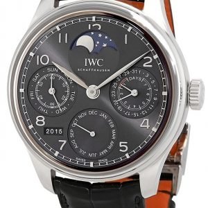 Iwc Portuguese Iw503301 Kello Harmaa / Nahka