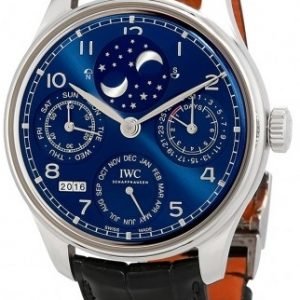 Iwc Portuguese Iw503401 Kello Sininen / Nahka