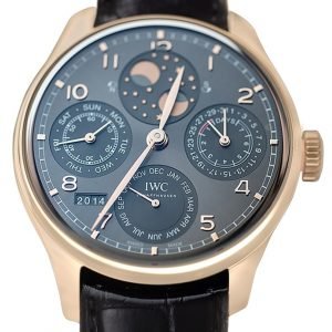 Iwc Portuguese Iw503404 Kello Harmaa / Nahka