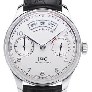 Iwc Portuguese Iw503501 Kello Hopea / Nahka