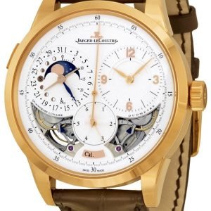 Jaeger Lecoultre Duometre A Quantieme Lunaire 6042520 Kello Hopea / Nahka