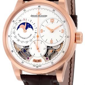 Jaeger Lecoultre Duomètre Quantième Lunaire Pink Gold 6042522 Kello