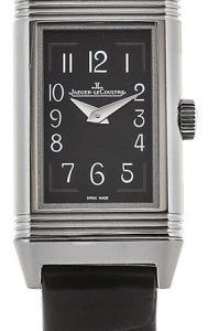 Jaeger Lecoultre Reverso 3258470 Kello Musta / Nahka