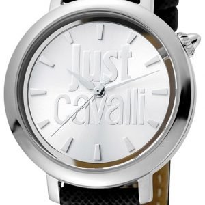 Just Cavalli Logo Jc1l007l0015 Kello Hopea / Nahka