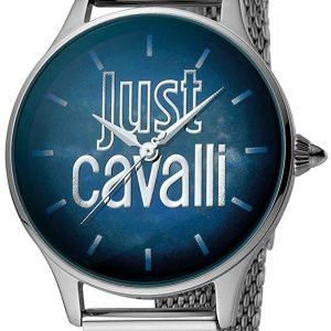 Just Cavalli Logo Jc1l032m0085 Kello Sininen / Teräs