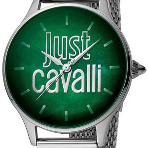 Just Cavalli Logo Jc1l032m0095 Kello Vihreä / Teräs