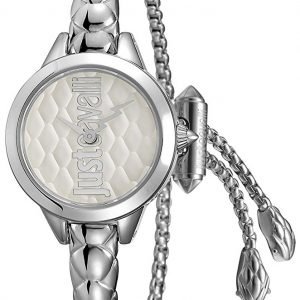 Just Cavalli Logo Jc1l034m0015 Kello Hopea / Teräs