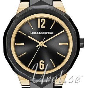 Karl Lagerfeld Joleigh Kl3401 Kello Musta / Teräs