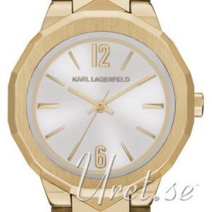 Karl Lagerfeld Joleigh Kl3403 Kello Hopea / Kullansävytetty