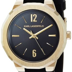 Karl Lagerfeld Joleigh Kl3410 Kello Musta / Nahka