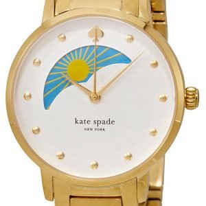 Kate Spade Gramercy Ksw1072 Kello Valkoinen / Kullansävytetty