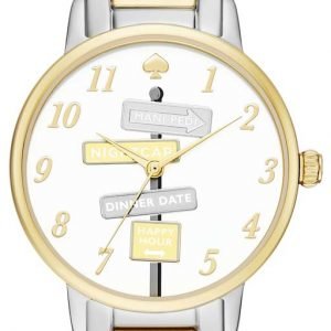 Kate Spade Gramercy Ksw1129 Kello Valkoinen / Kullansävytetty