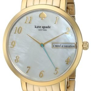 Kate Spade Ksw1106 Kello Valkoinen / Kullansävytetty