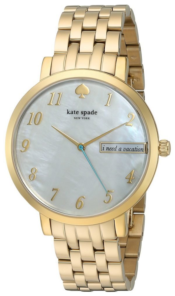 Kate Spade Ksw1106 Kello Valkoinen / Kullansävytetty