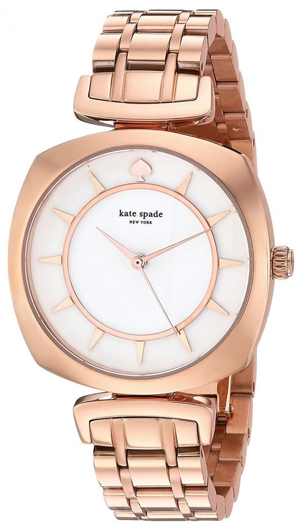 Kate Spade Ksw1229 Kello Valkoinen / Punakultasävyinen