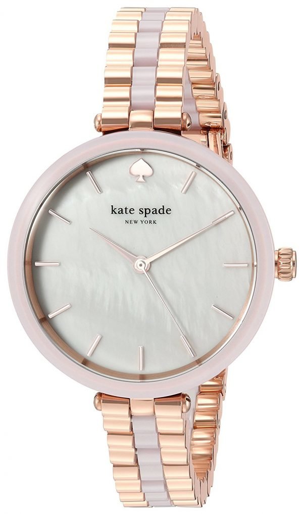 Kate Spade Ksw1263 Kello Valkoinen / Punakultasävyinen