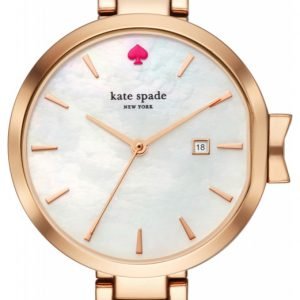 Kate Spade Ksw1323 Kello Valkoinen / Punakultasävyinen