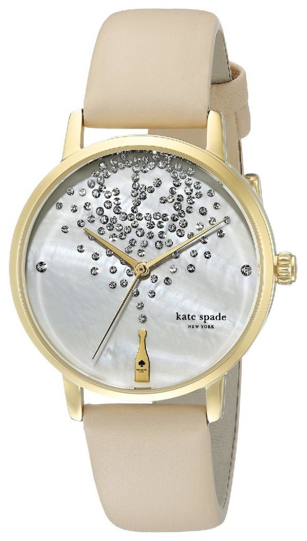 Kate Spade Metro Ksw1015 Kello Valkoinen / Nahka