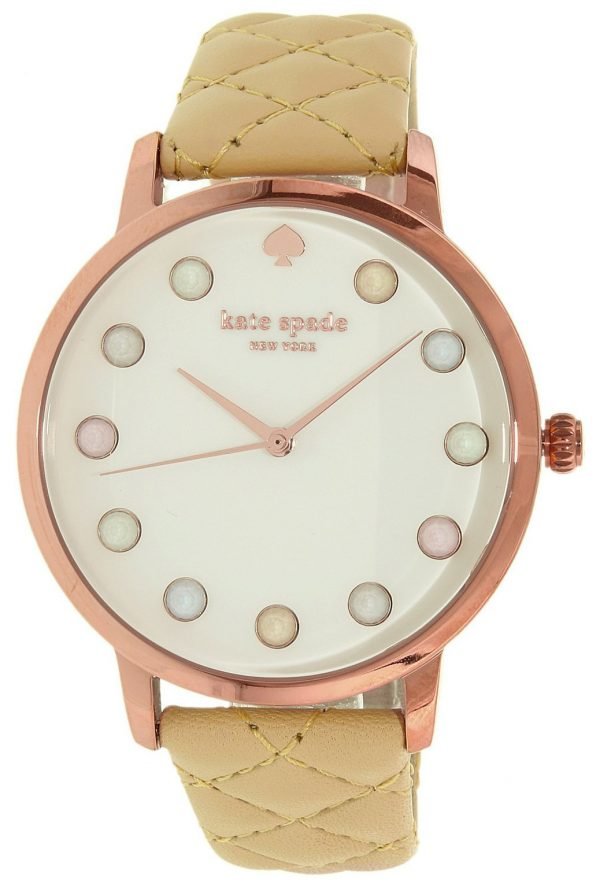 Kate Spade Metro Ksw1069 Kello Valkoinen / Nahka