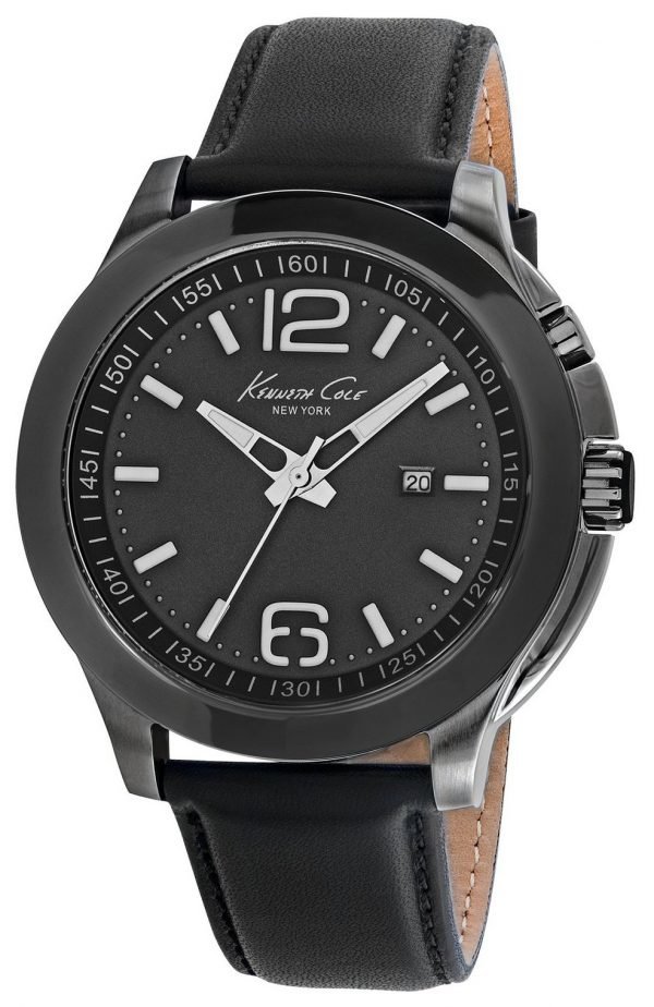 Kenneth Cole 10022558 Kello Musta / Nahka