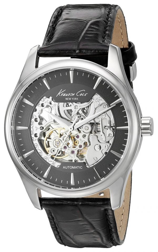 Kenneth Cole Automatic 10027199 Kello Musta / Nahka