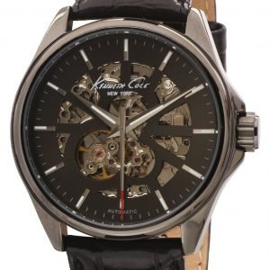 Kenneth Cole Automatic Kc1550 Kello Harmaa / Nahka