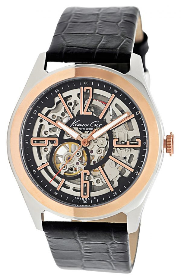 Kenneth Cole Automatic Kc1792 Kello Hopea / Nahka