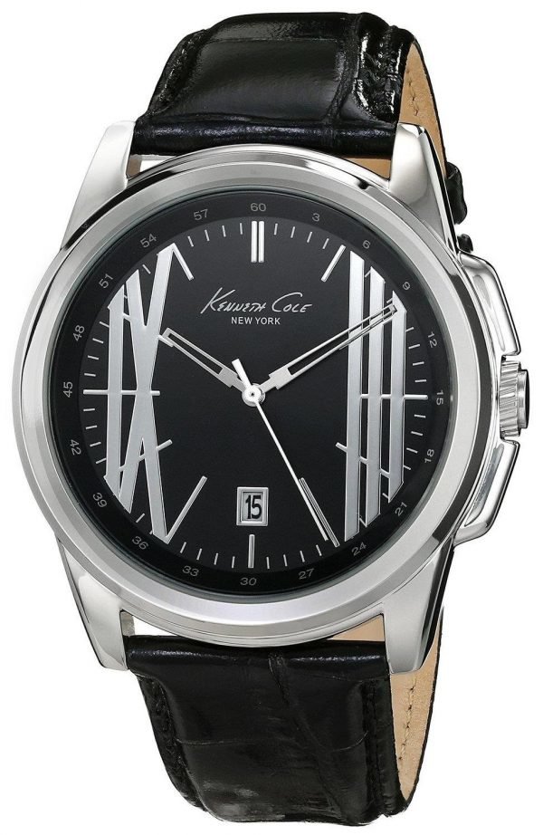 Kenneth Cole Classic Kc8095 Kello Musta / Nahka