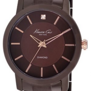 Kenneth Cole Diamond 10007959 Kello Ruskea / Teräs