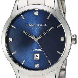 Kenneth Cole Diamond 10030778 Kello Sininen / Teräs