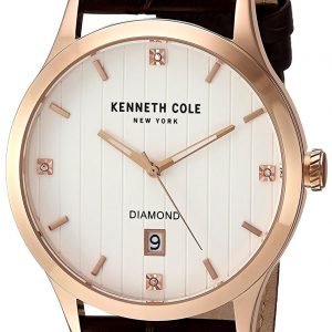 Kenneth Cole Diamond 10030783 Kello Hopea / Nahka