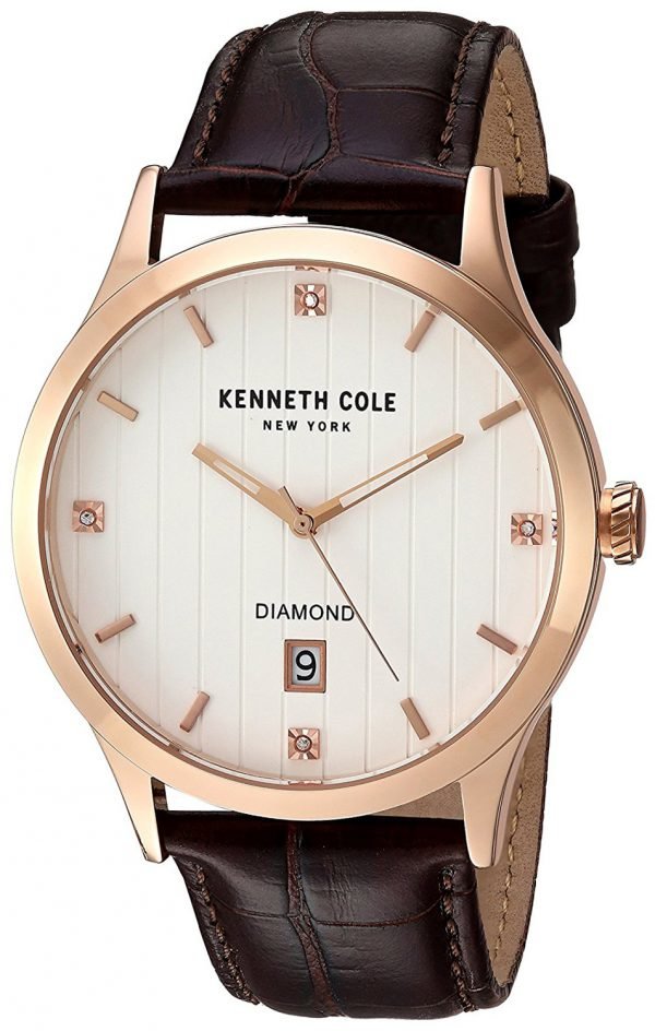 Kenneth Cole Diamond 10030783 Kello Hopea / Nahka