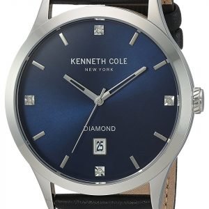 Kenneth Cole Diamond 10030784 Kello Sininen / Nahka