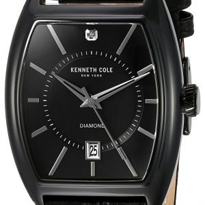 Kenneth Cole Diamond 10030820 Kello Musta / Nahka