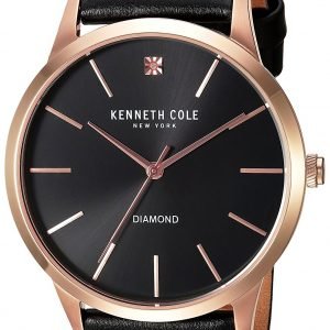 Kenneth Cole Diamond 10031278 Kello Musta / Nahka