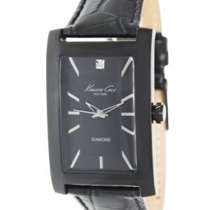 Kenneth Cole Diamond Kc1985 Kello Musta / Nahka