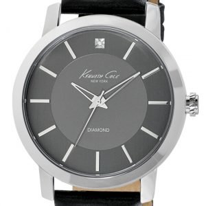 Kenneth Cole Diamond Kc1986 Kello Harmaa / Nahka