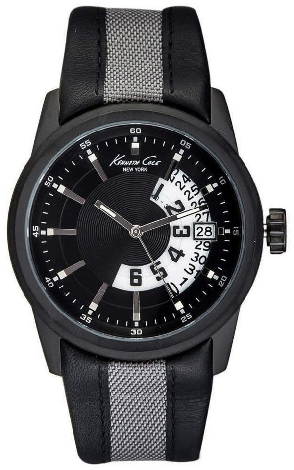 Kenneth Cole Kc1836 Kello Musta / Nahka